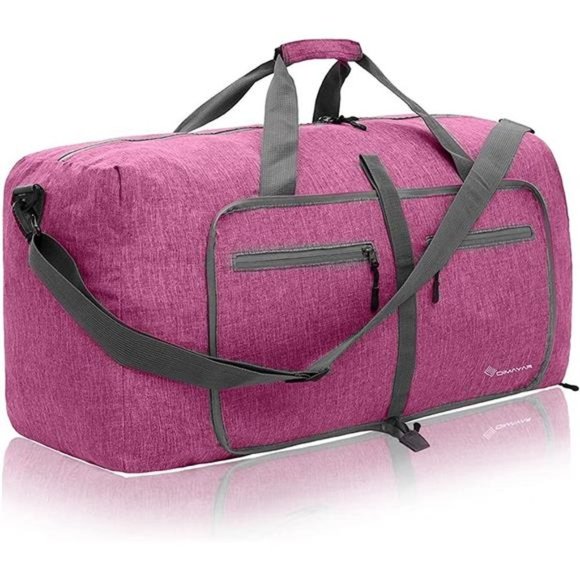 TRAVEL Bag Water Resistant Duffle Bag Light Purple